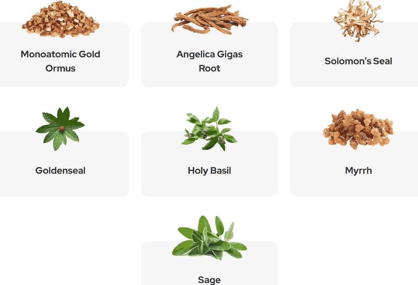 GoldAlign Ingredients